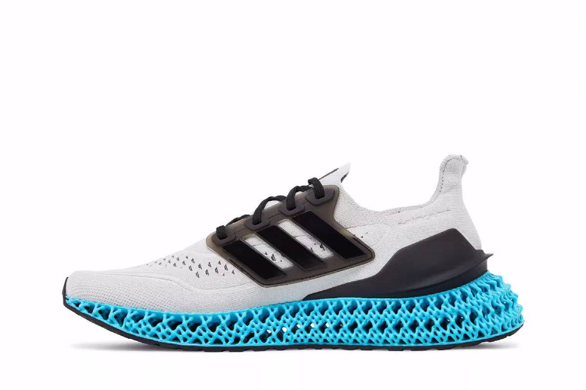 adidas Ultra 4DFWD Wonder Silver Lucid Cyan, view 4