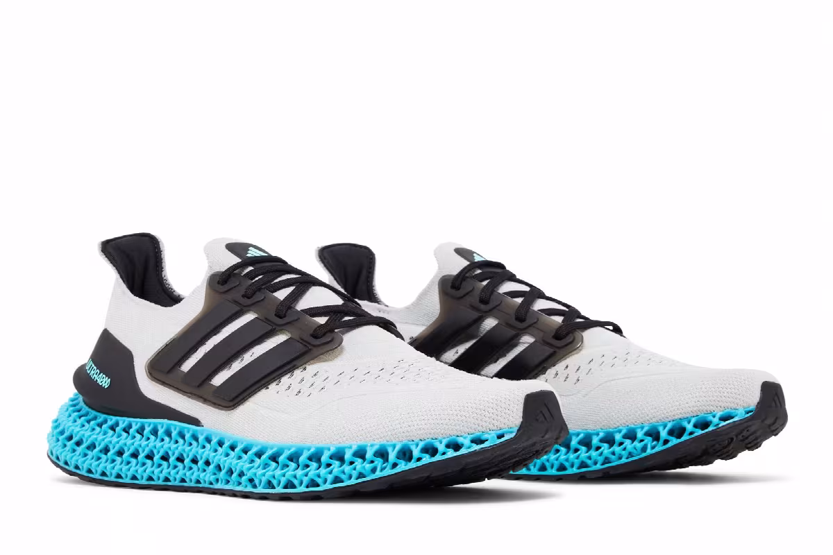 adidas Ultra 4DFWD Wonder Silver Lucid Cyan, view 9