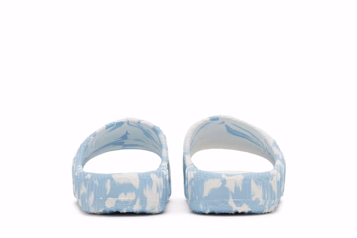 adidas Adilette 22 Slides Clear Blue White, view 7