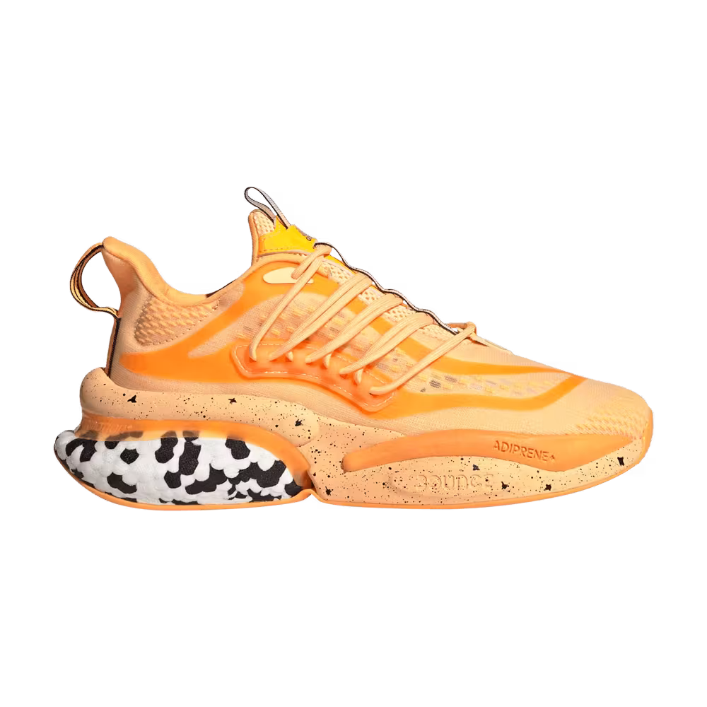 adidas Women's AlphaBoost V1 Acid Orange Speckled