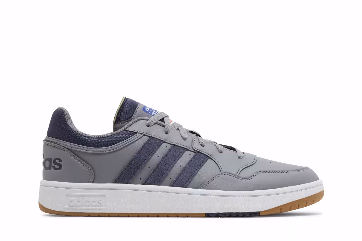 Adidas Hoops 3.0 Low Grey Shadow Navy, view 2