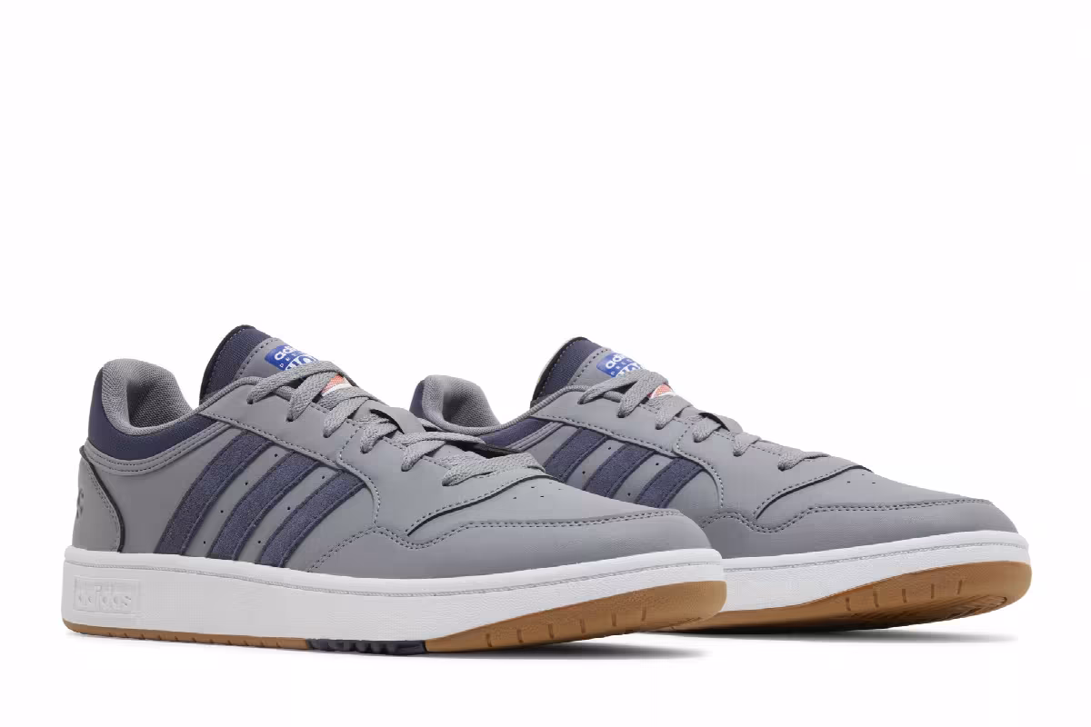 Adidas Hoops 3.0 Low Grey Shadow Navy, view 9