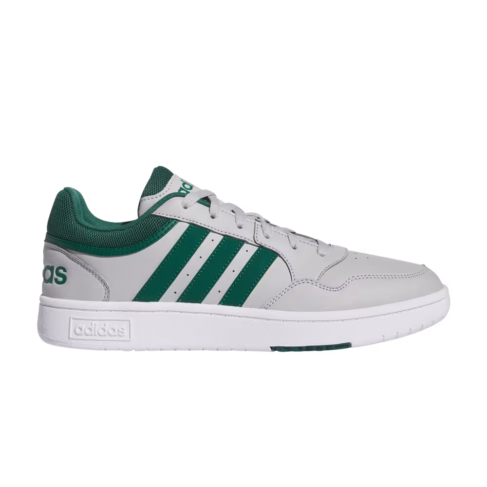 Adidas Hoops 3.0 Low Grey Collegiate Green
