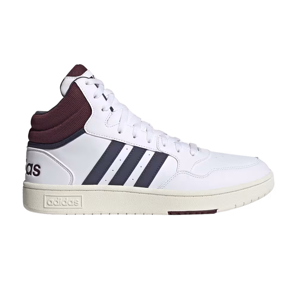 Adidas Hoops 3.0 Mid Classic White Navy Red