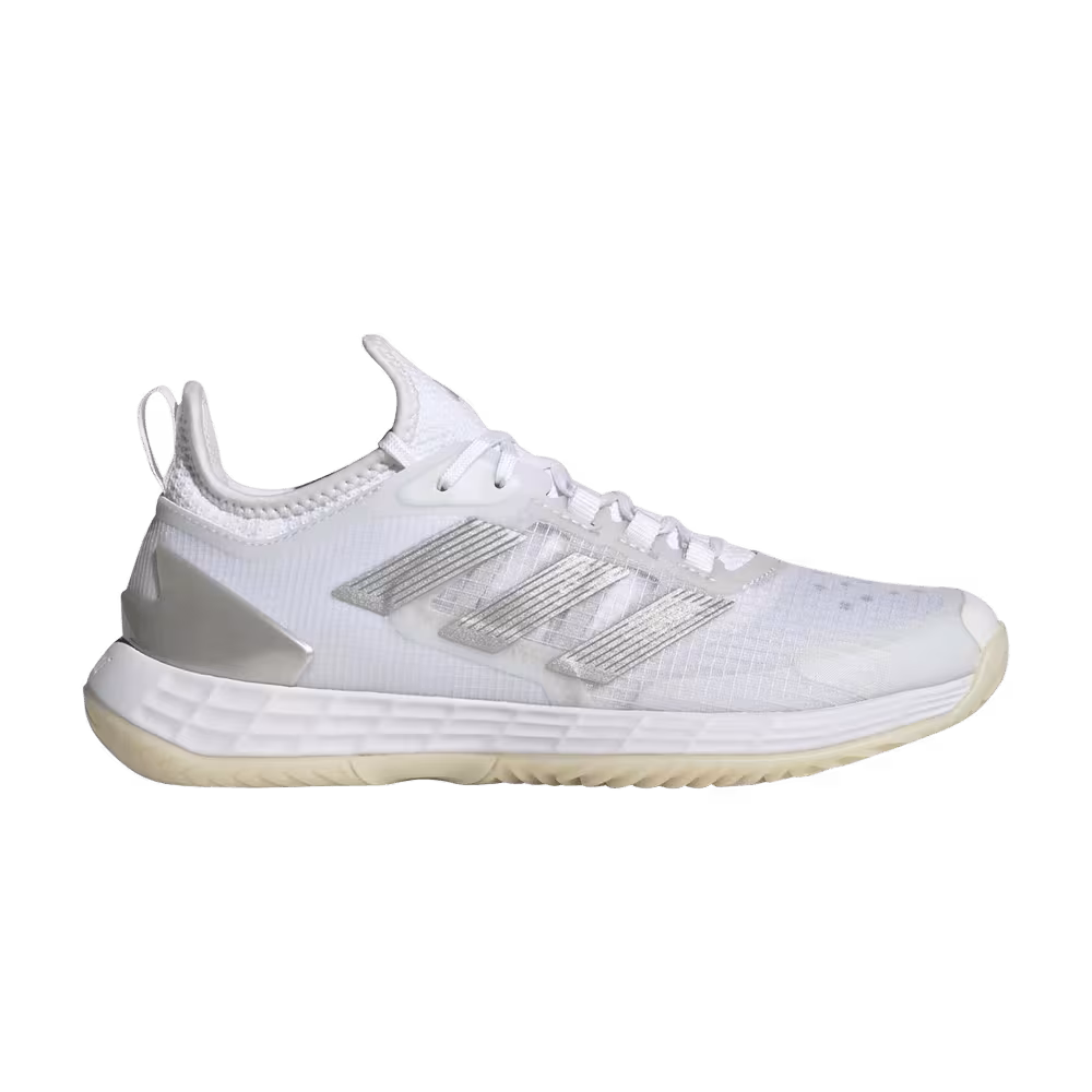 Adidas Women's Adizero Ubersonic 4.1 White Silver Metallic