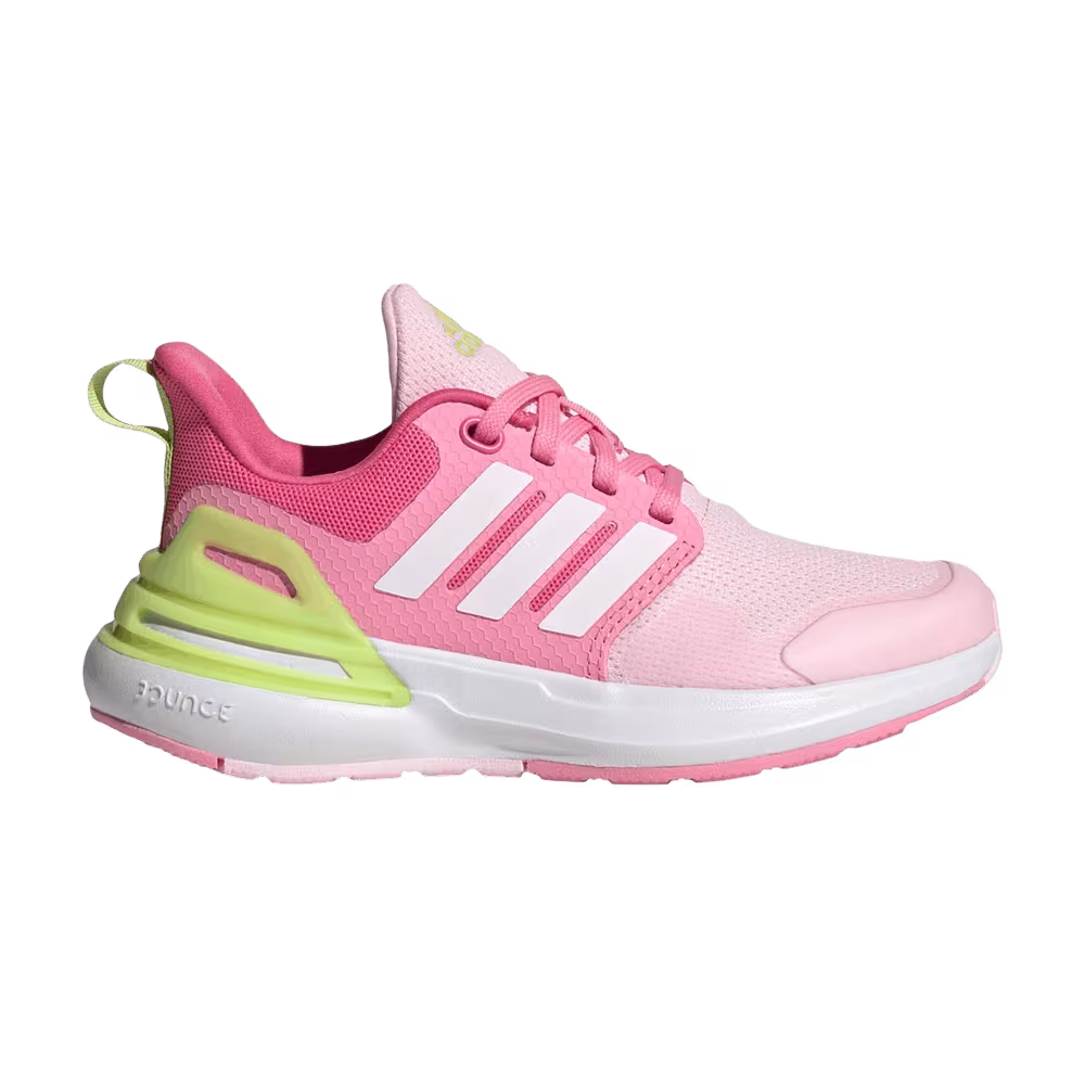 adidas RapidaSport Bounce J Clear Pink Solar Yellow