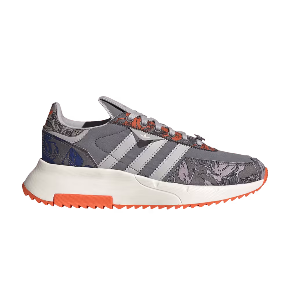 Adidas Women's Retropy F2 Grey Orange Floral