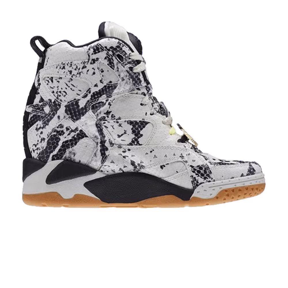 Melody Ehsani x Reebok Women's Blacktop Pump Wedge White Black