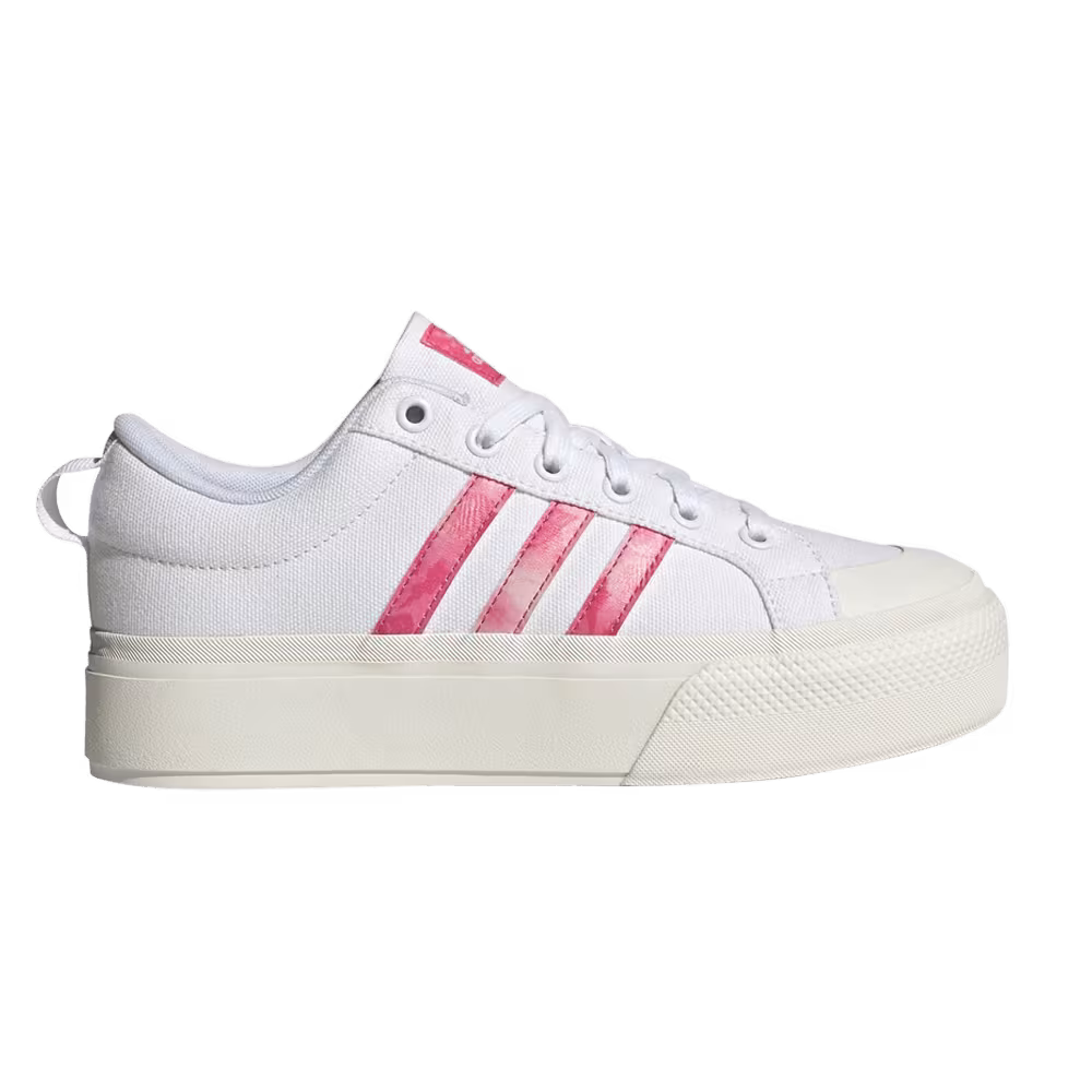 Adidas Women's Bravada 2.0 Platform White Pink Fusion