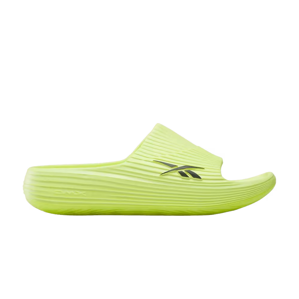 Reebok DMX Recovery Slides Digital Lime Black