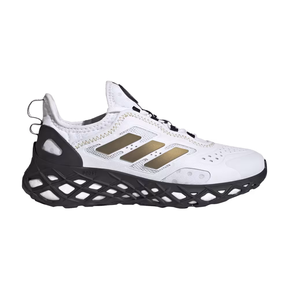 Adidas Web Boost J White Black Gold