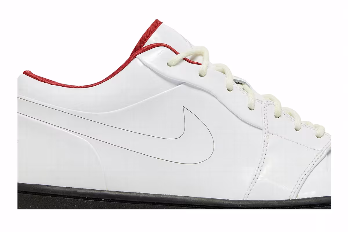 Air Jordan 1 Phat Low Premium White Red, view 3