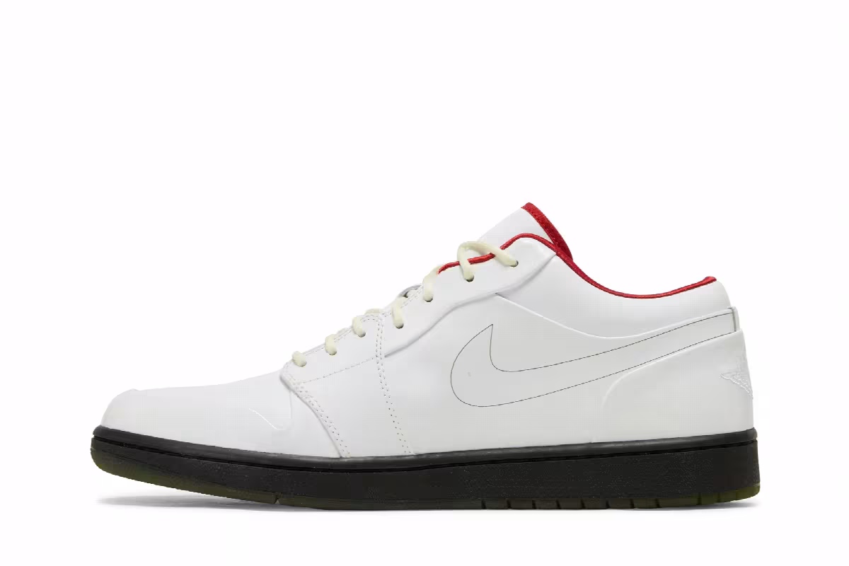 Air Jordan 1 Phat Low Premium White Red, view 4