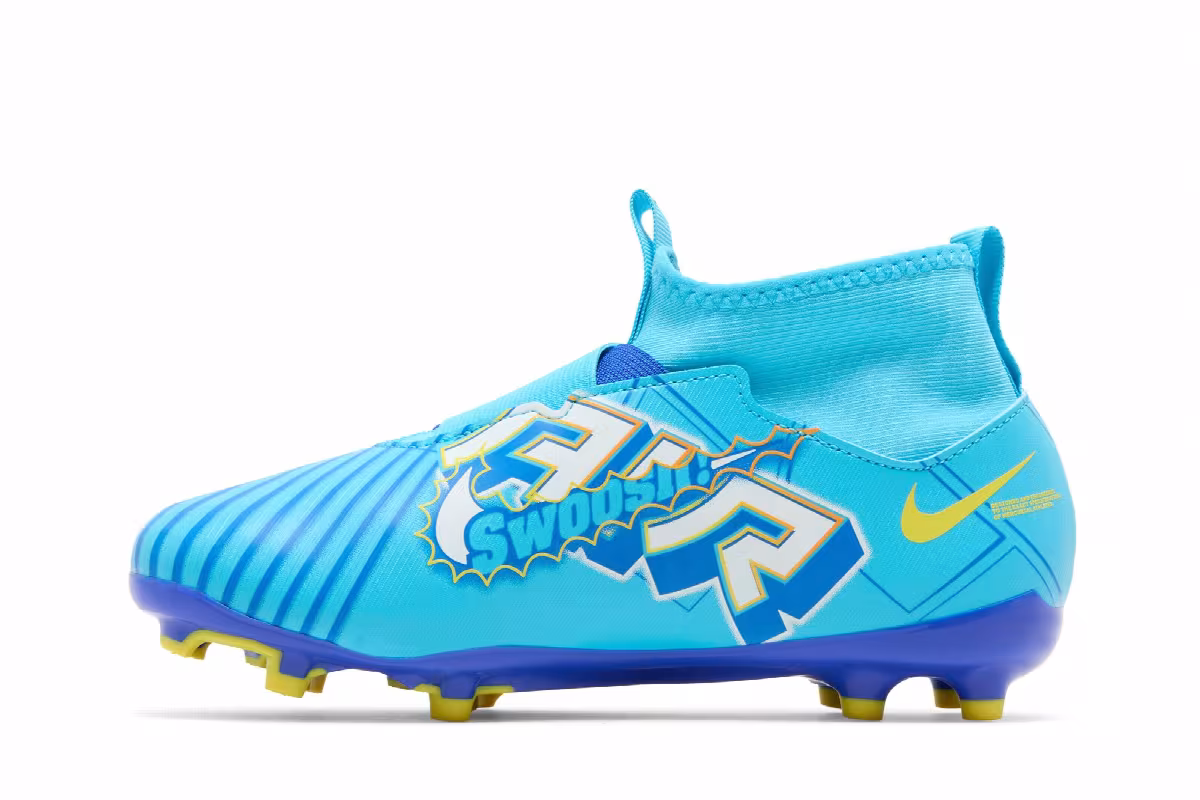 Kylian Mbappé x Nike Zoom Mercurial Superfly 9 Academy FG MG GS Motivation Pack, view 4