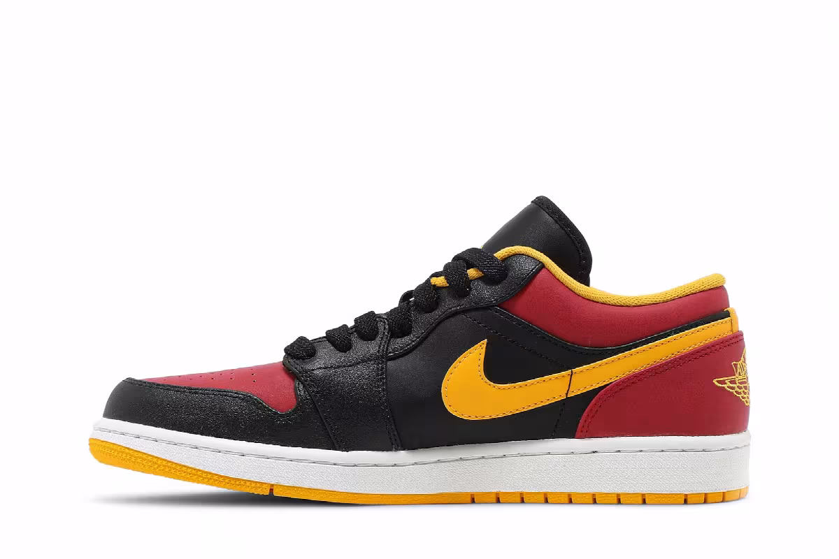 Air Jordan 1 Low Gym Red Gold, view 4