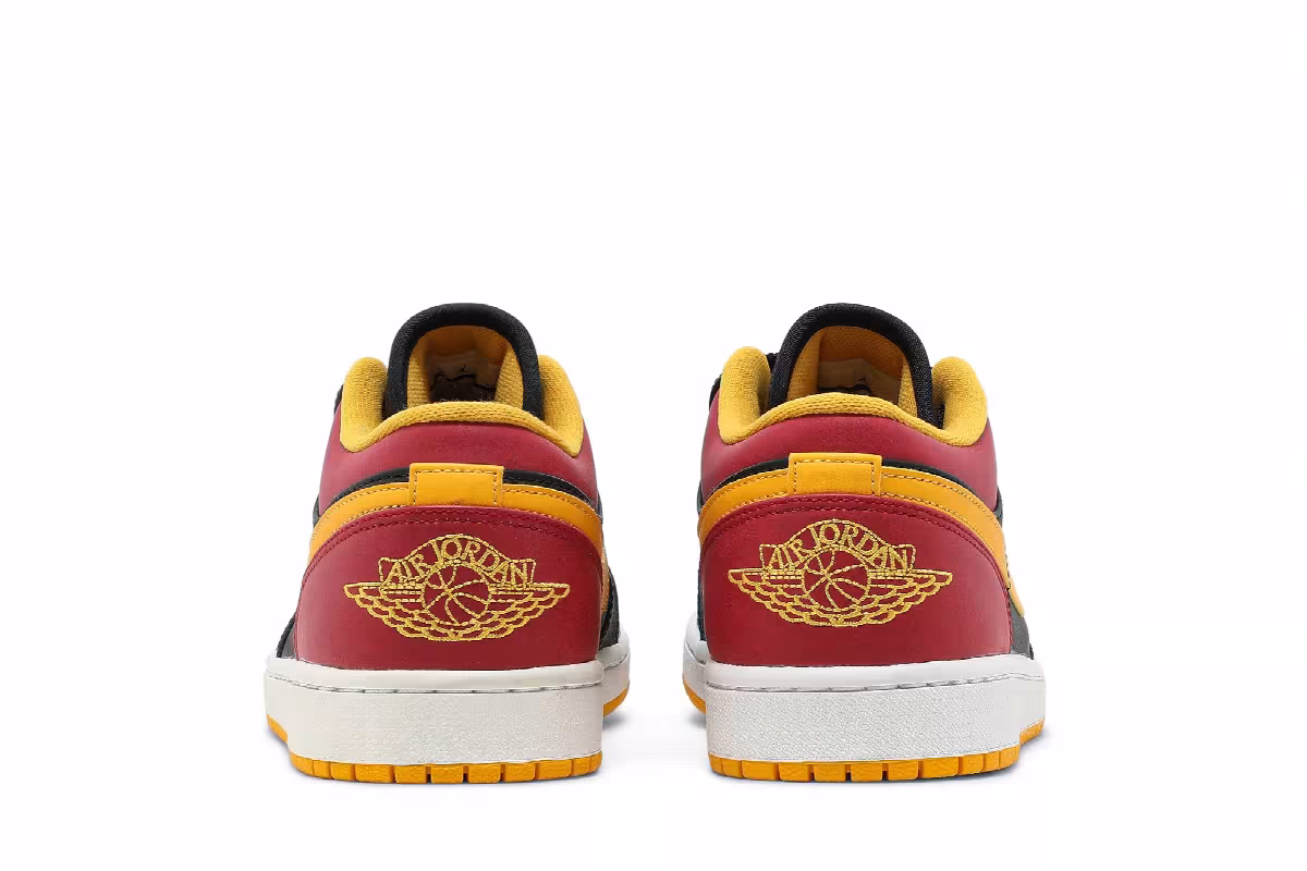 Air Jordan 1 Low Gym Red Gold, view 7