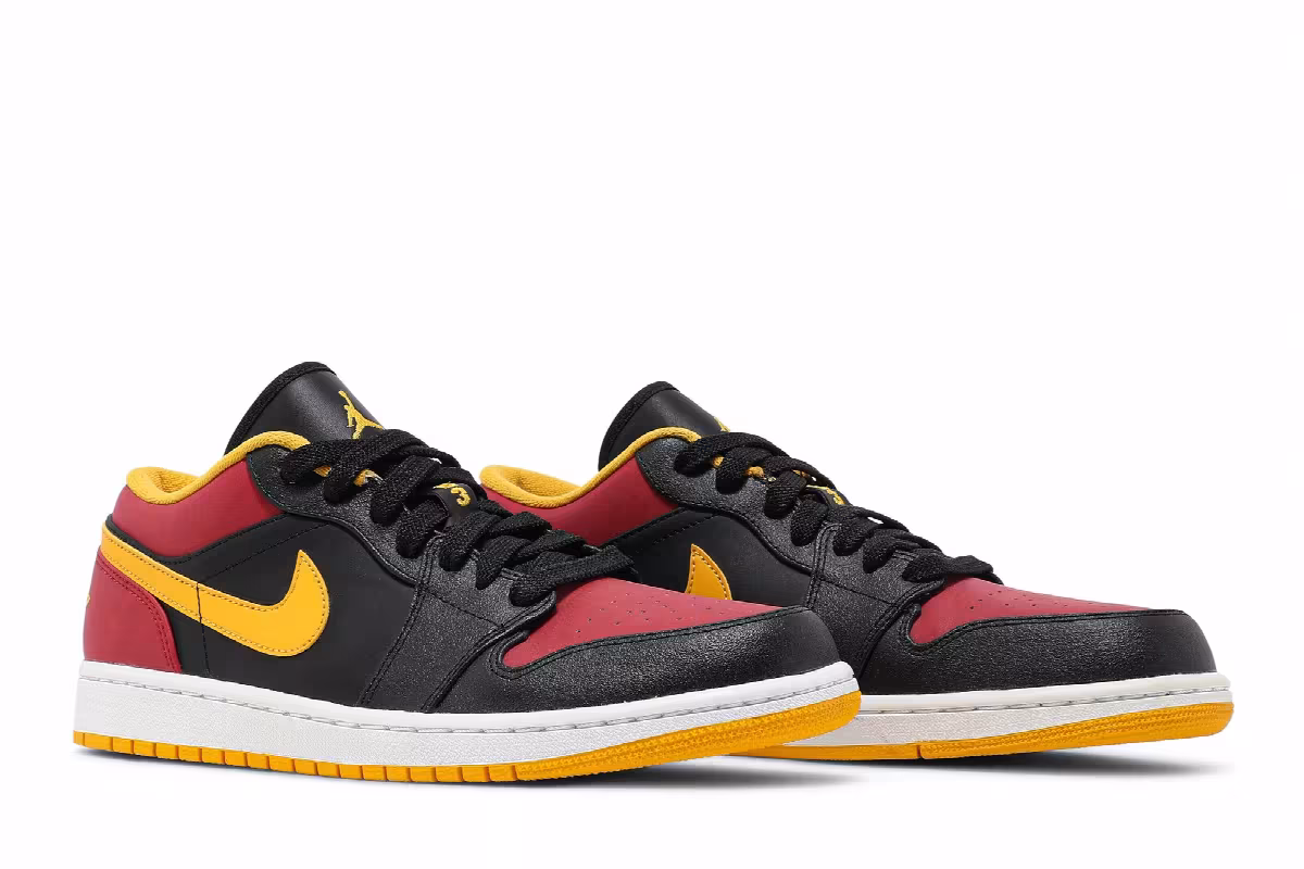 Air Jordan 1 Low Gym Red Gold, view 9