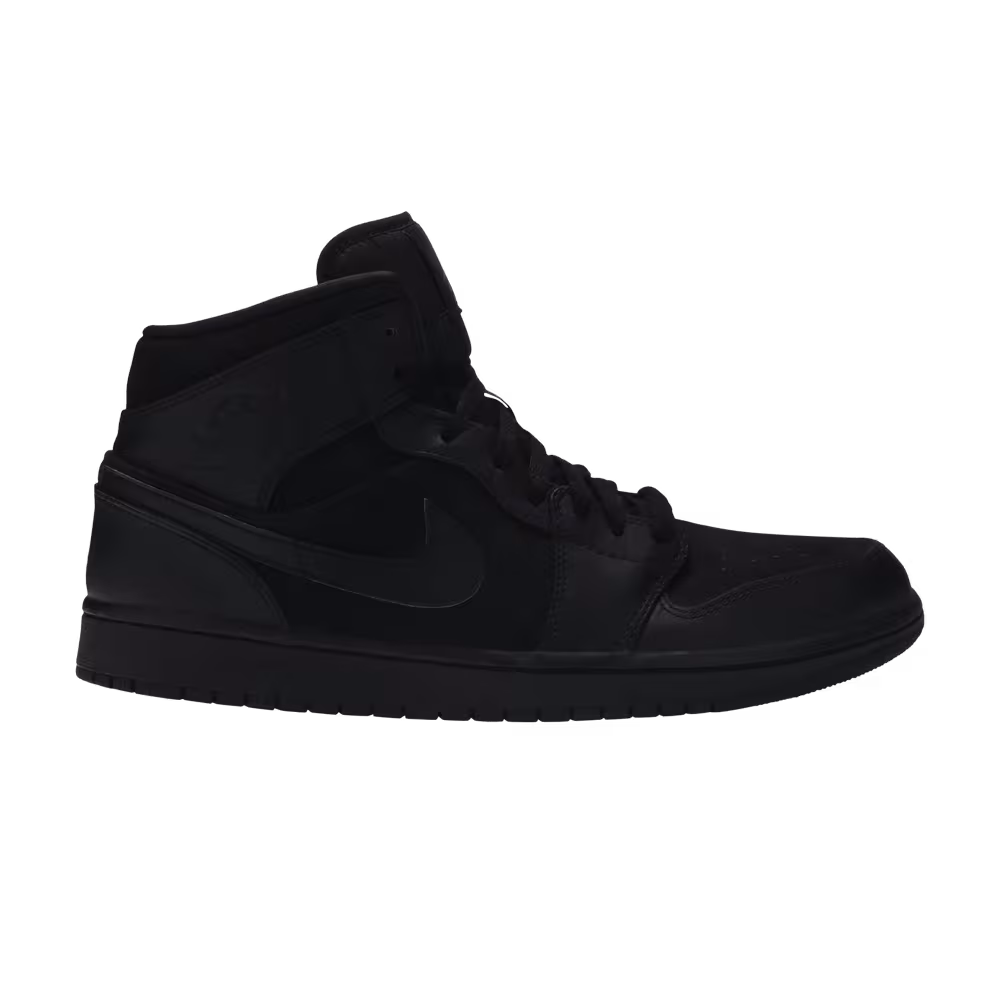 Air Jordan 1 Mid Triple Black