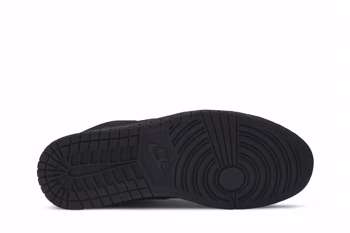 Air Jordan 1 Mid Triple Black, view 5