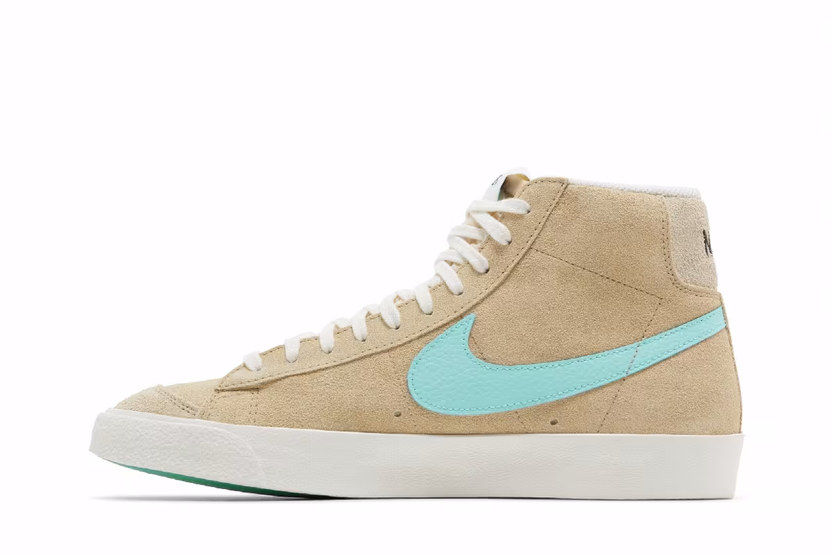 Nike Blazer Mid Desert Ore Aqua, view 4