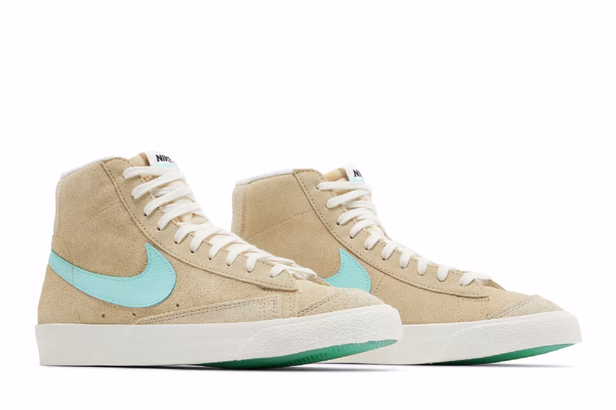 Nike Blazer Mid Desert Ore Aqua, view 9