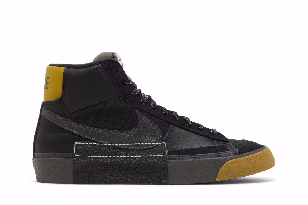Nike Blazer Mid Pro Club Remastered - Black Bronzine, view 2