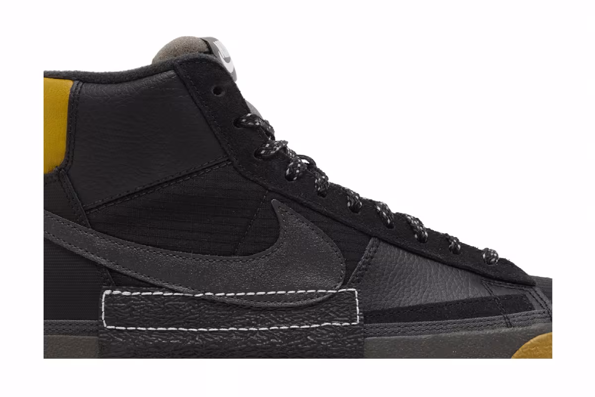 Nike Blazer Mid Pro Club Remastered - Black Bronzine, view 3