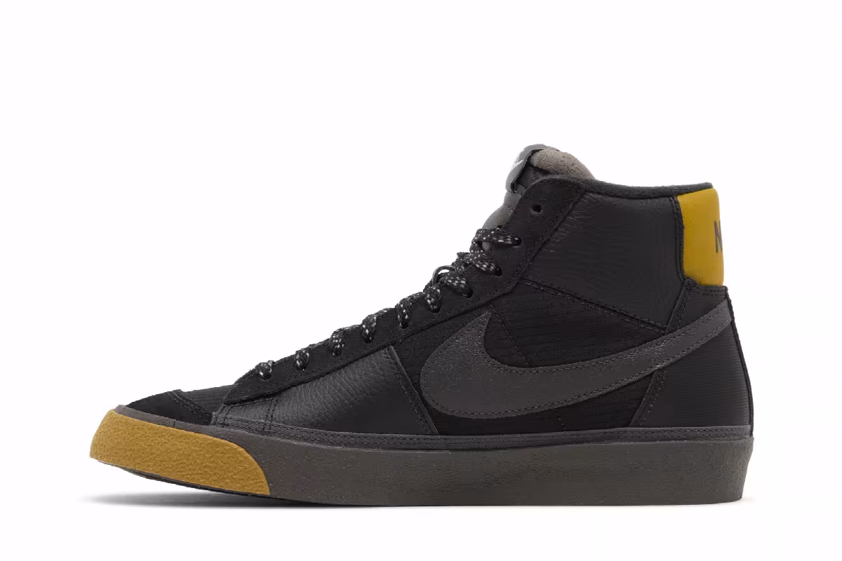 Nike Blazer Mid Pro Club Remastered - Black Bronzine, view 4