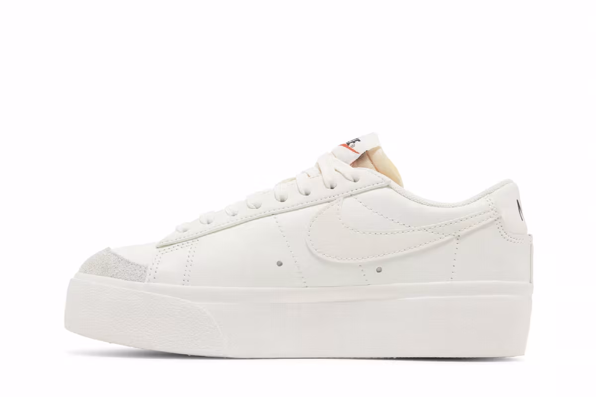 Nike Women's Blazer Low Platform Triple Sail, view 4