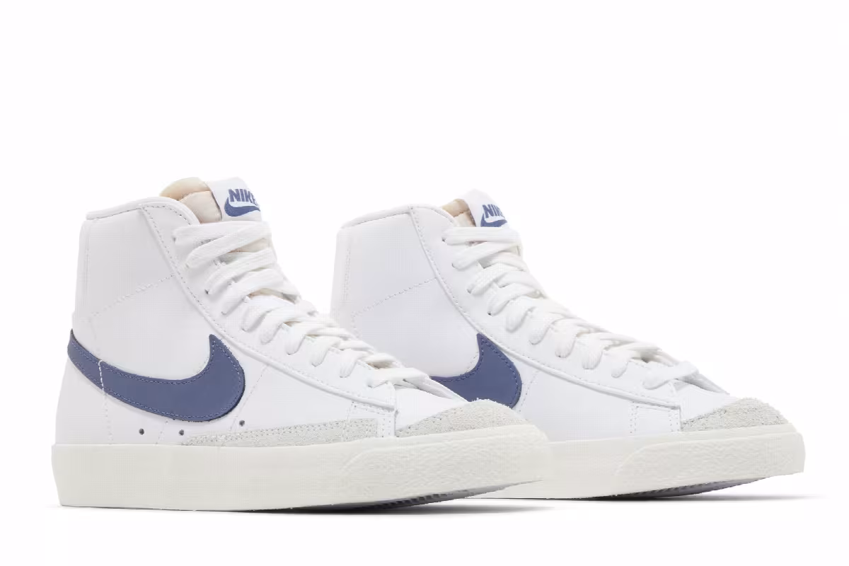 Nike Women's Blazer Mid White Diffused Blue, view 9