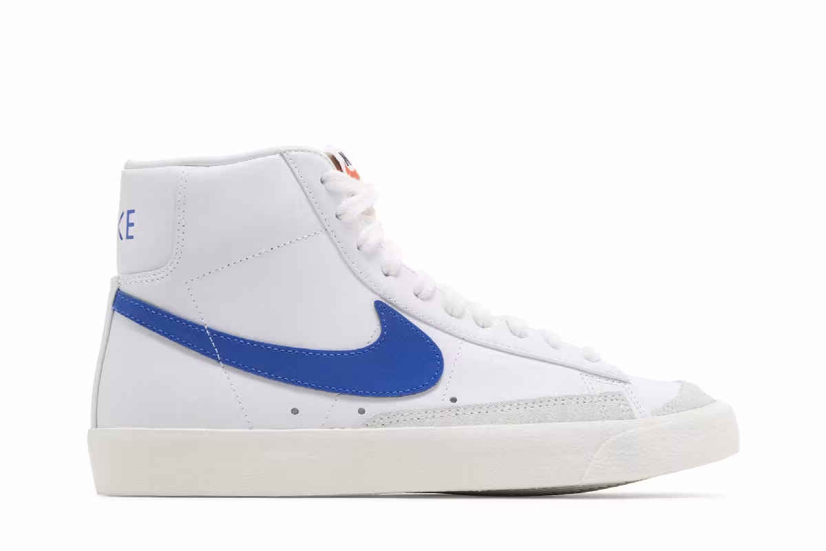 Nike Women's Blazer Mid White Game Royal, view 2