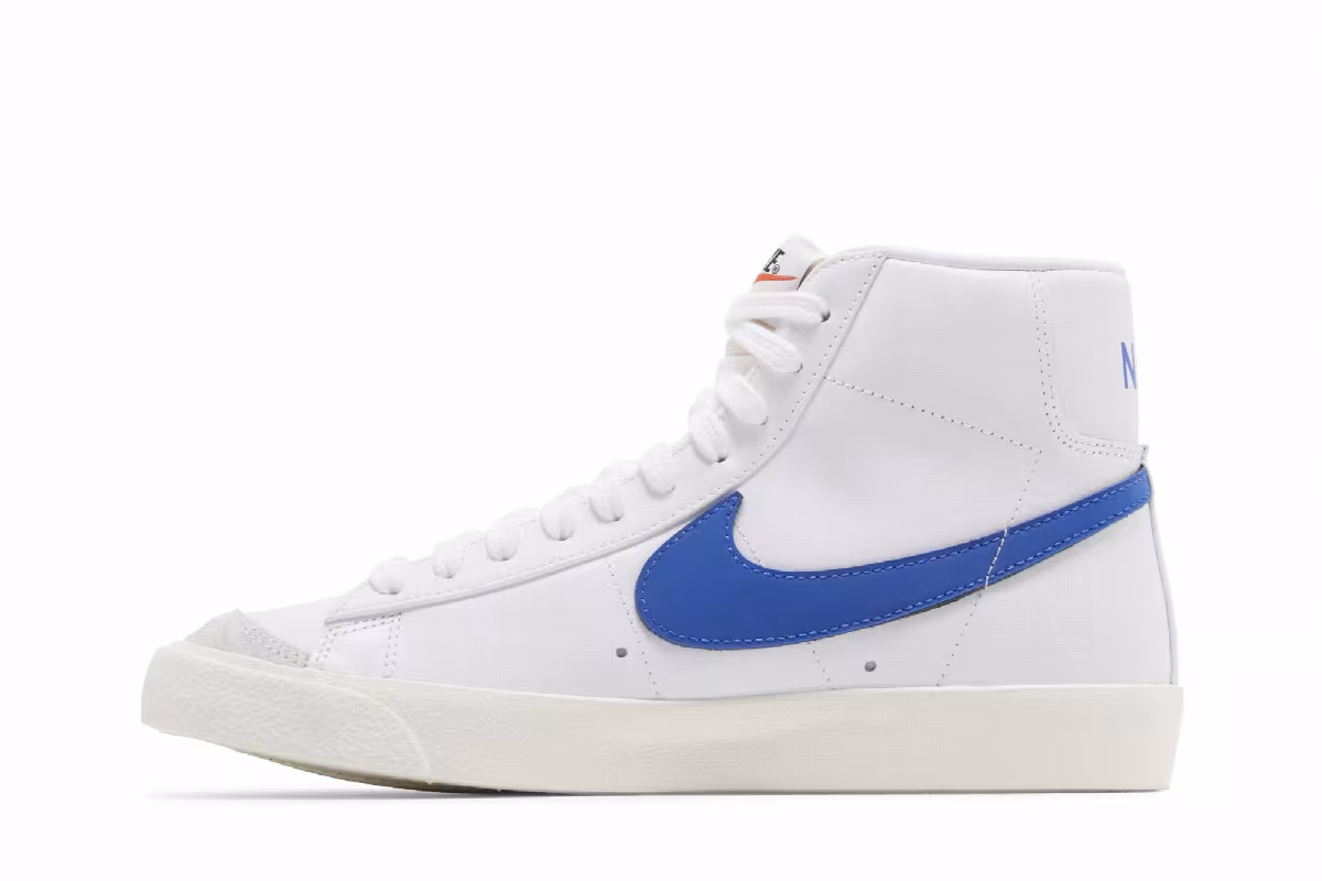 Nike Women's Blazer Mid White Game Royal, view 4