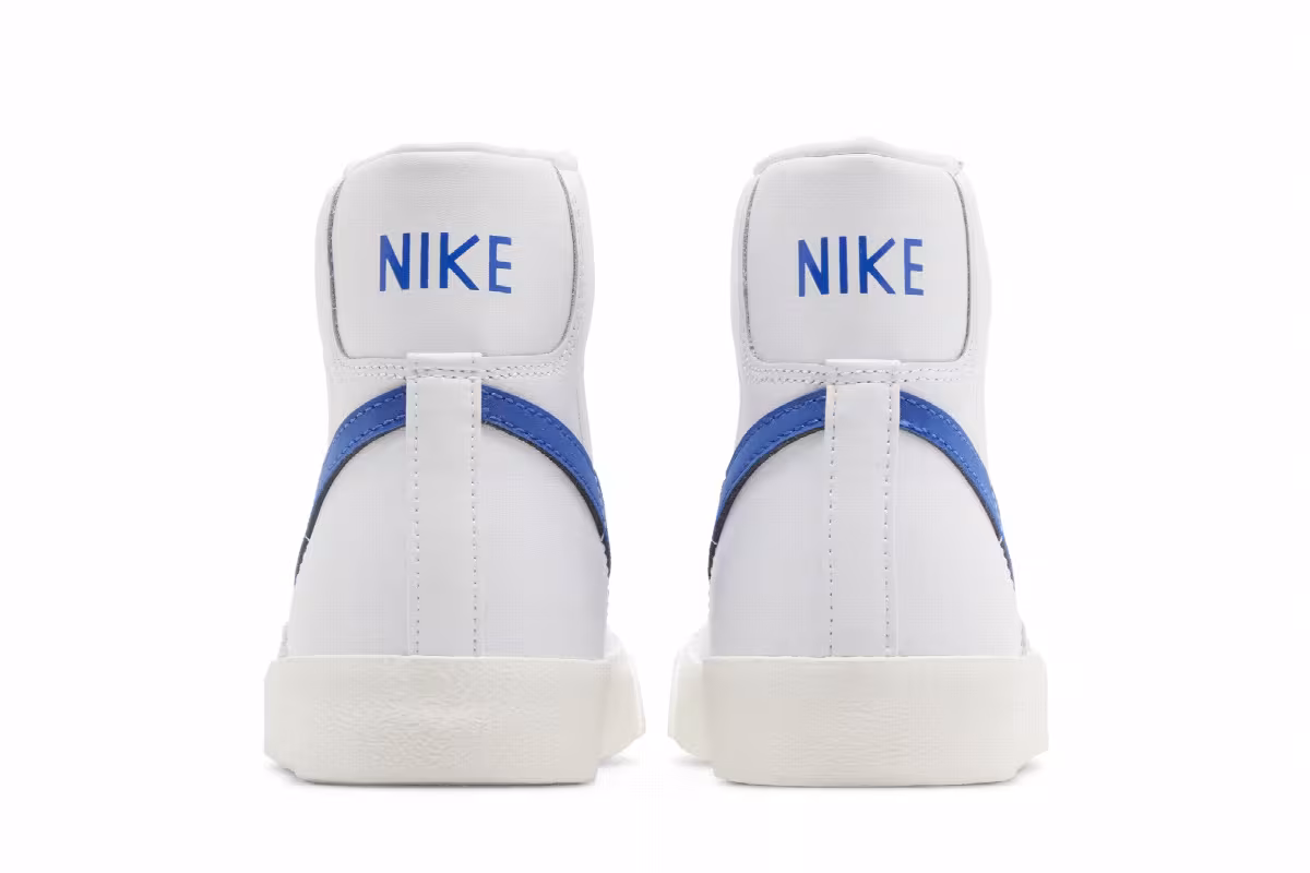 Nike Women's Blazer Mid White Game Royal, view 7