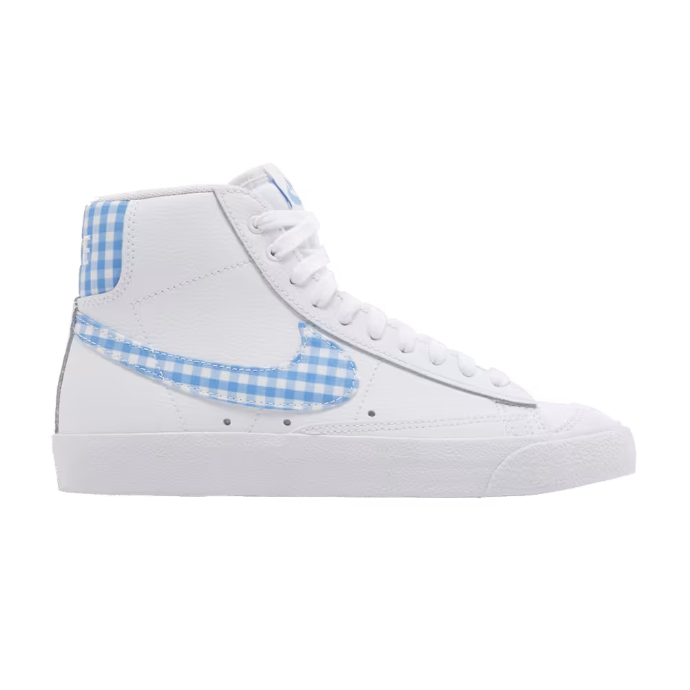 Nike Women's Blazer Mid University Blue Gingham