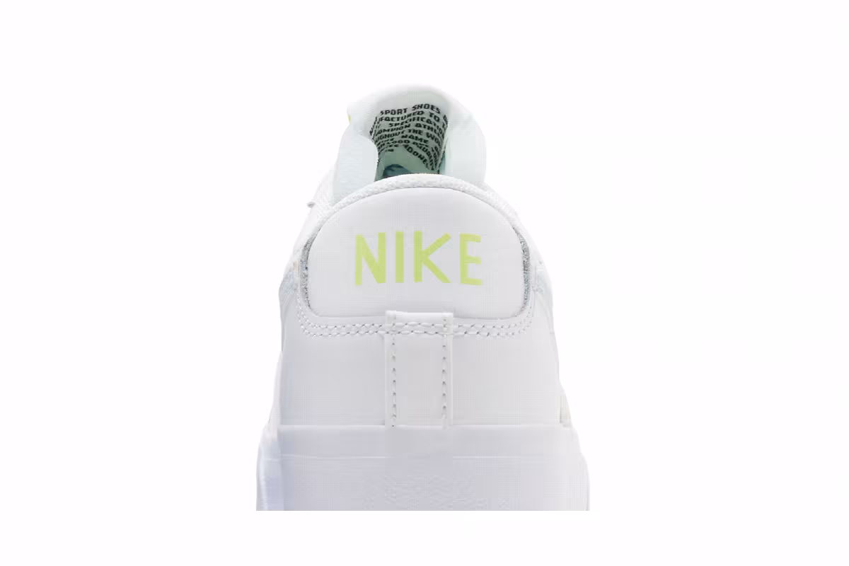 Nike Women's Blazer Low Platform White Blue Tint, view 8