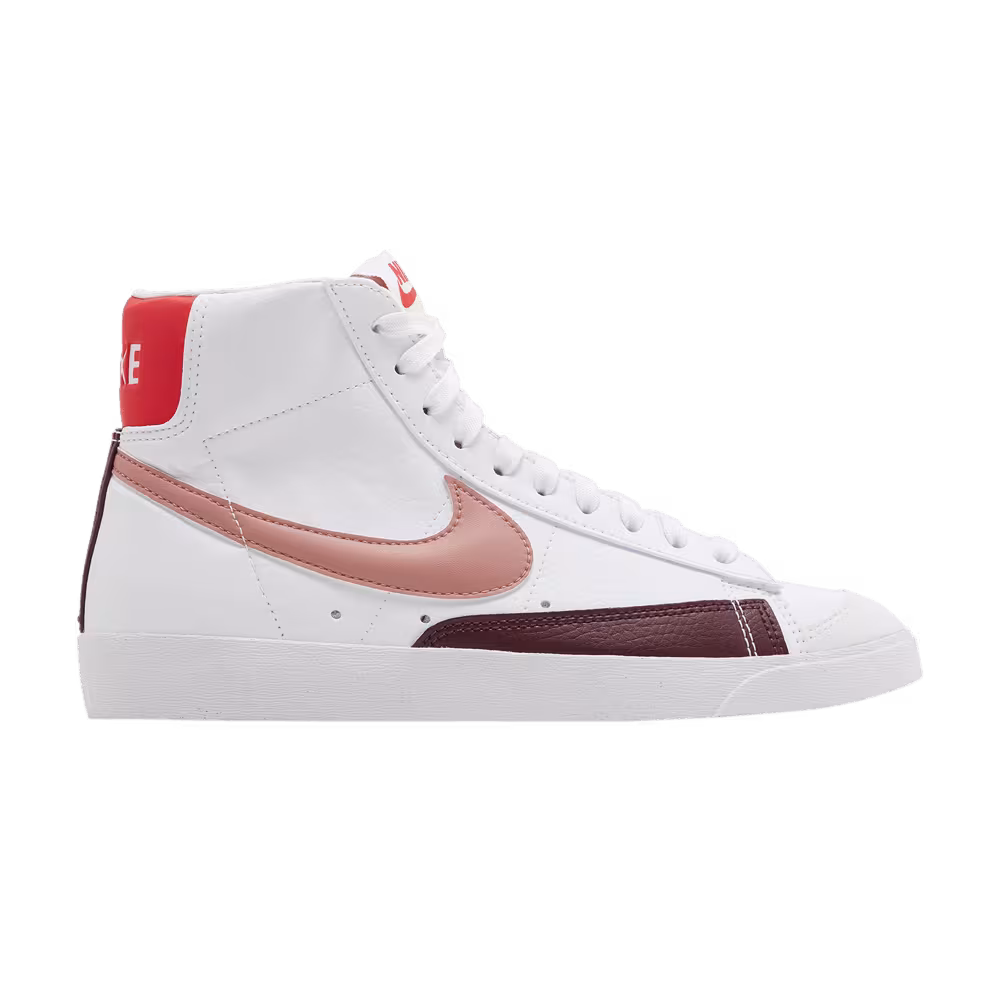 Nike Women's Blazer Mid White Red Stardust