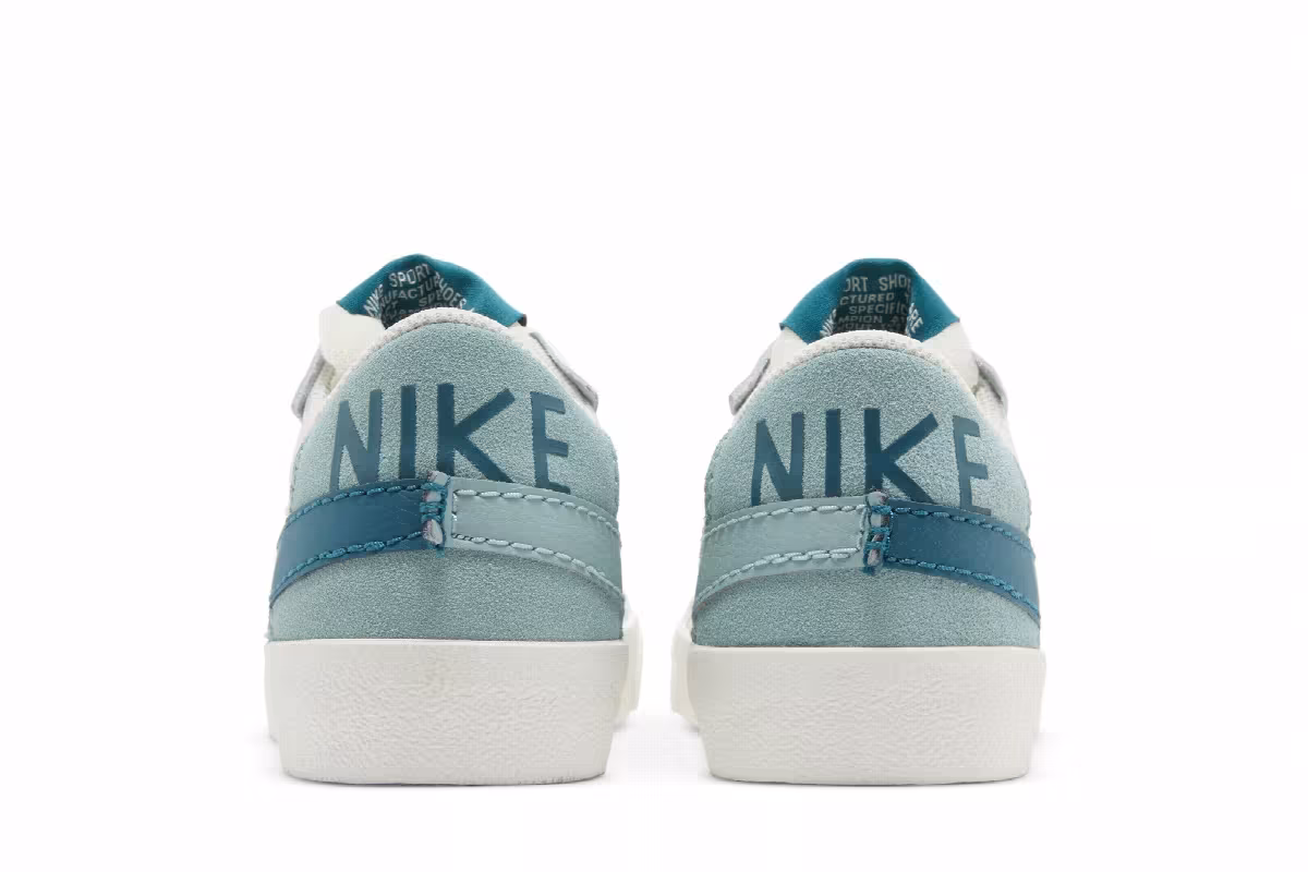 Nike Women's Blazer Low Summit White Geode Teal, view 7