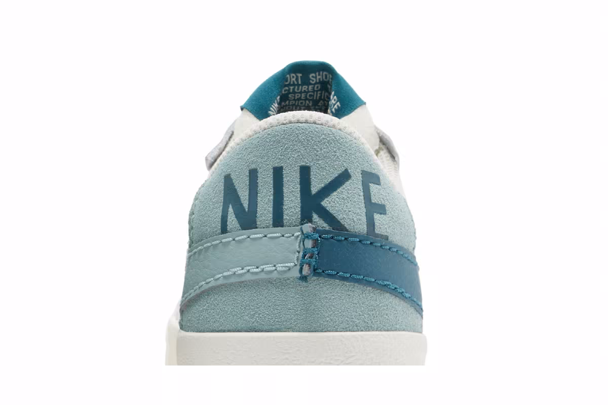 Nike Women's Blazer Low Summit White Geode Teal, view 8