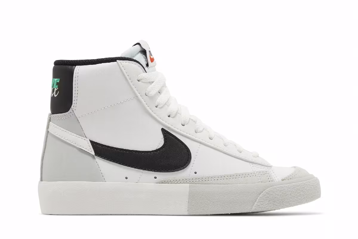 Nike Blazer Mid Split - White Black, view 2