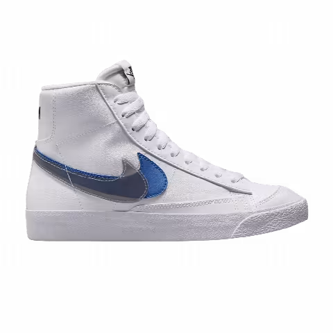 Nike Blazer Mid Next Nature GS 'Double Swoosh - White Hyper Royal'