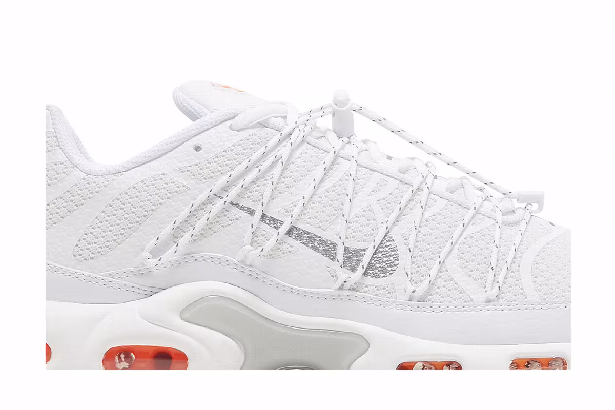 Nike Air Max Plus Utility White Safety Orange, view 3