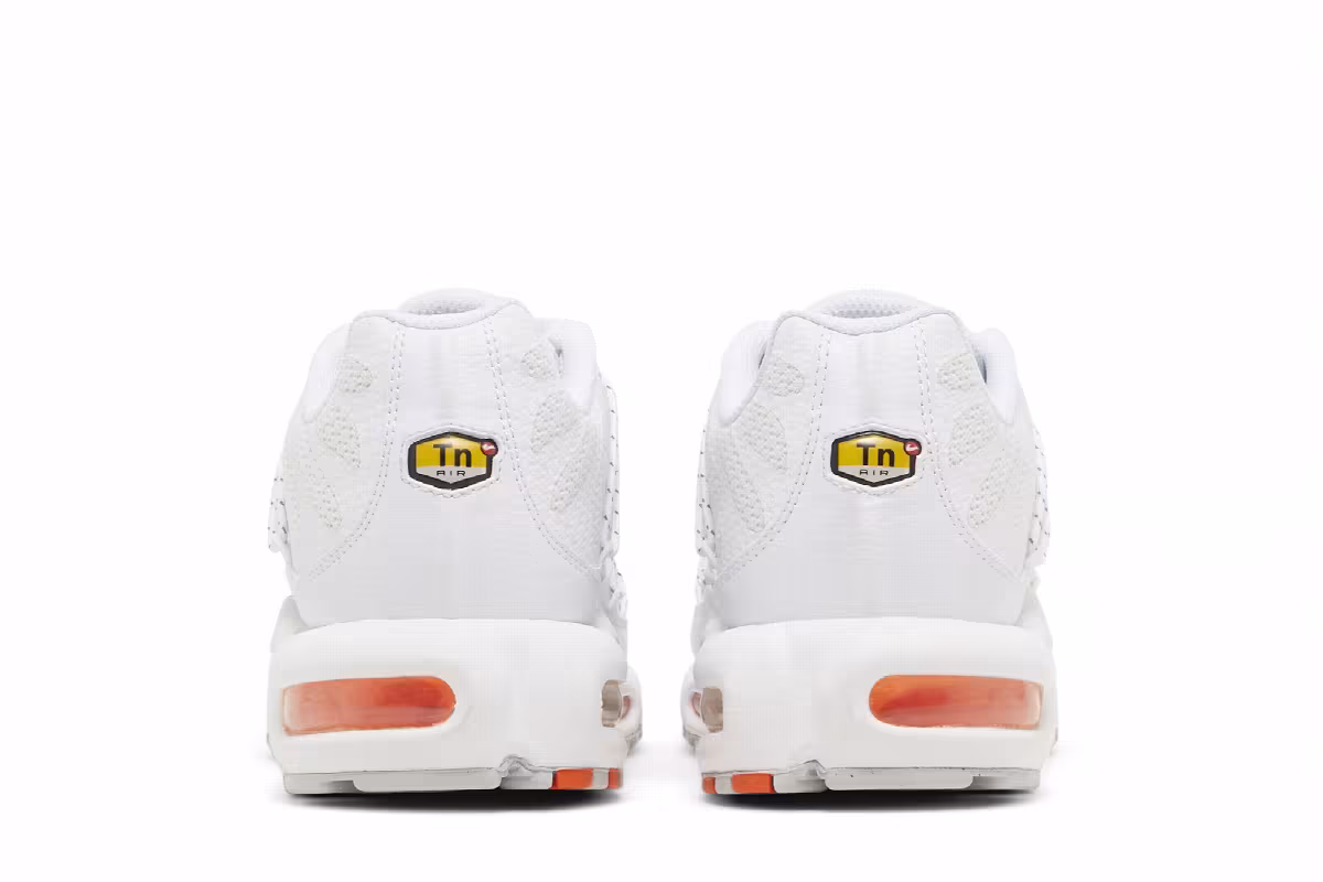 Nike Air Max Plus Utility White Safety Orange, view 7