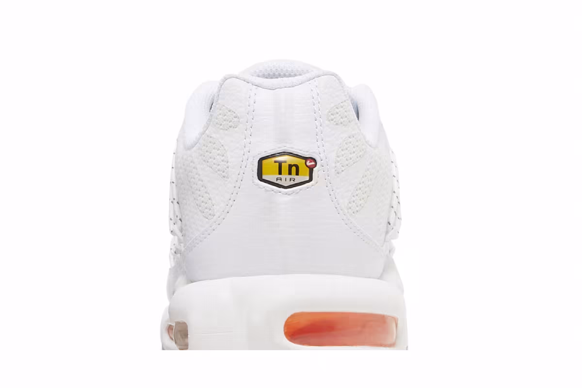 Nike Air Max Plus Utility White Safety Orange, view 8