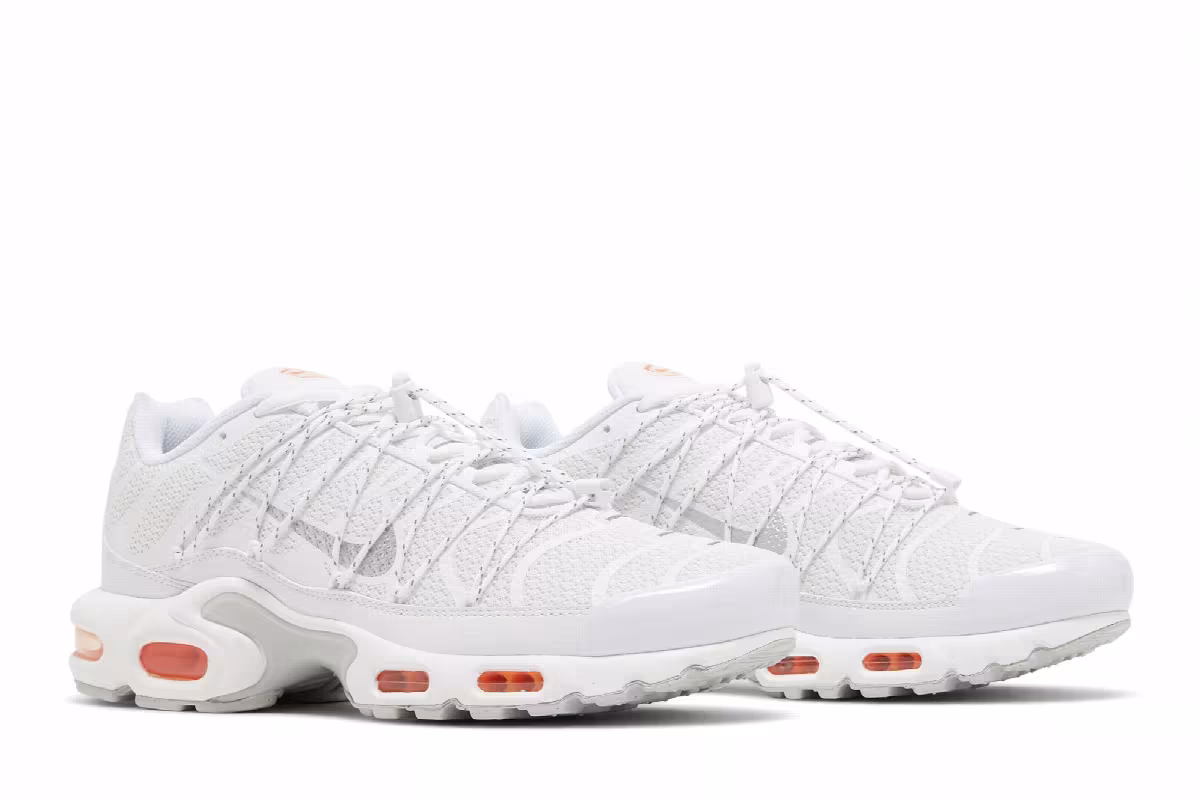 Nike Air Max Plus Utility White Safety Orange, view 9