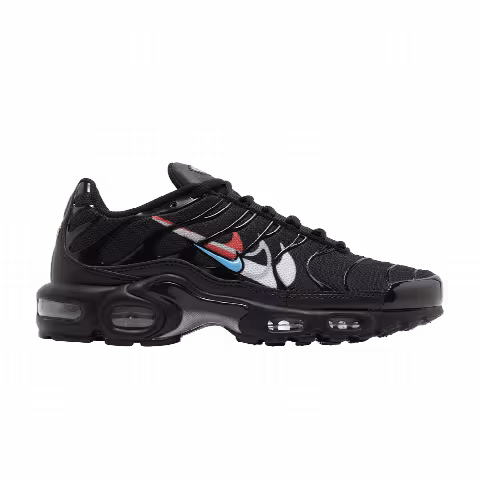 Nike Air Max Plus 'Multi Swoosh - Black Bright Crimson'