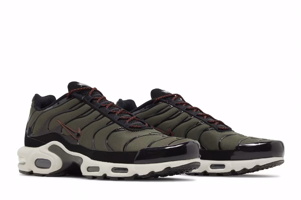 Nike Air Max Plus Black Cargo Khaki, view 9