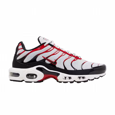 Nike Air Max Plus 'Platinum Black University Red'