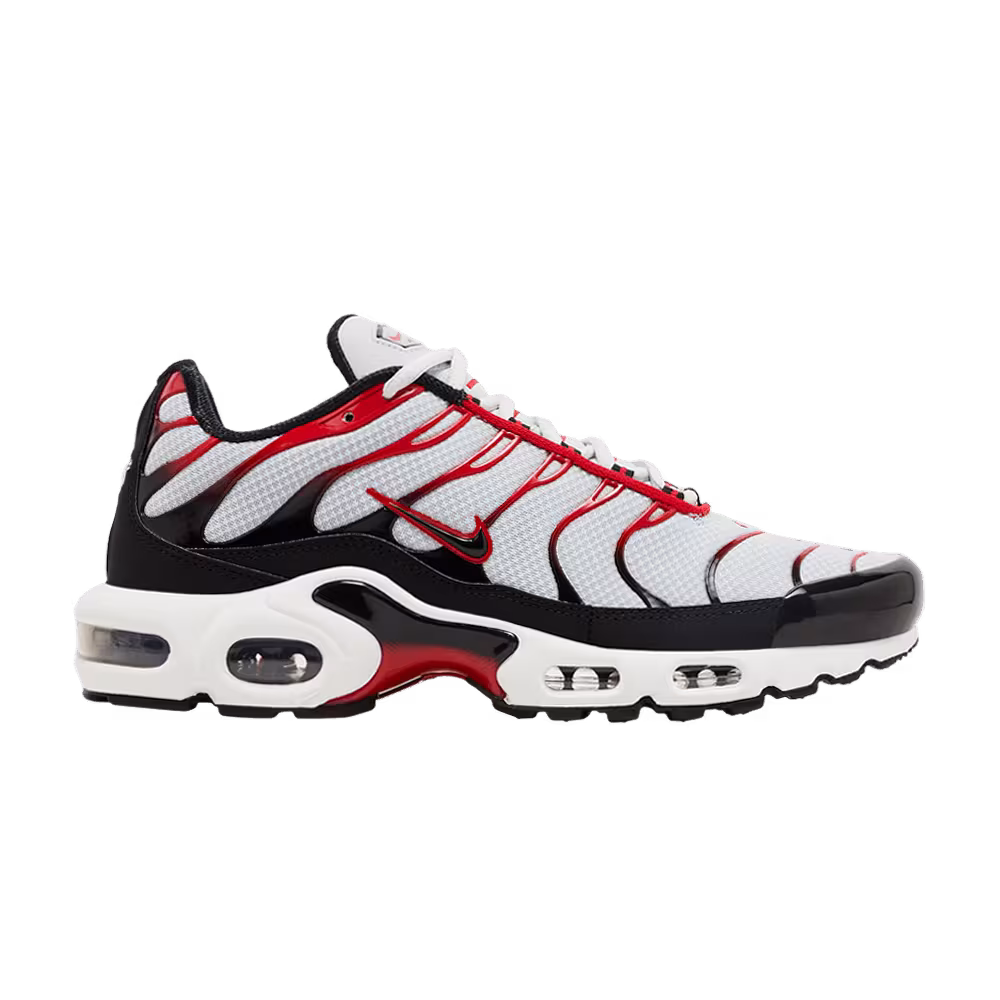 Nike Air Max Plus Platinum Black University Red