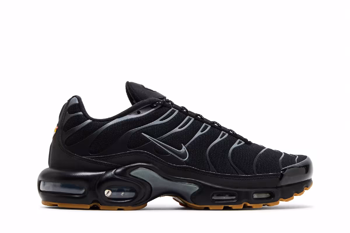 Nike Air Max Plus Black Gum Light Brown, view 2