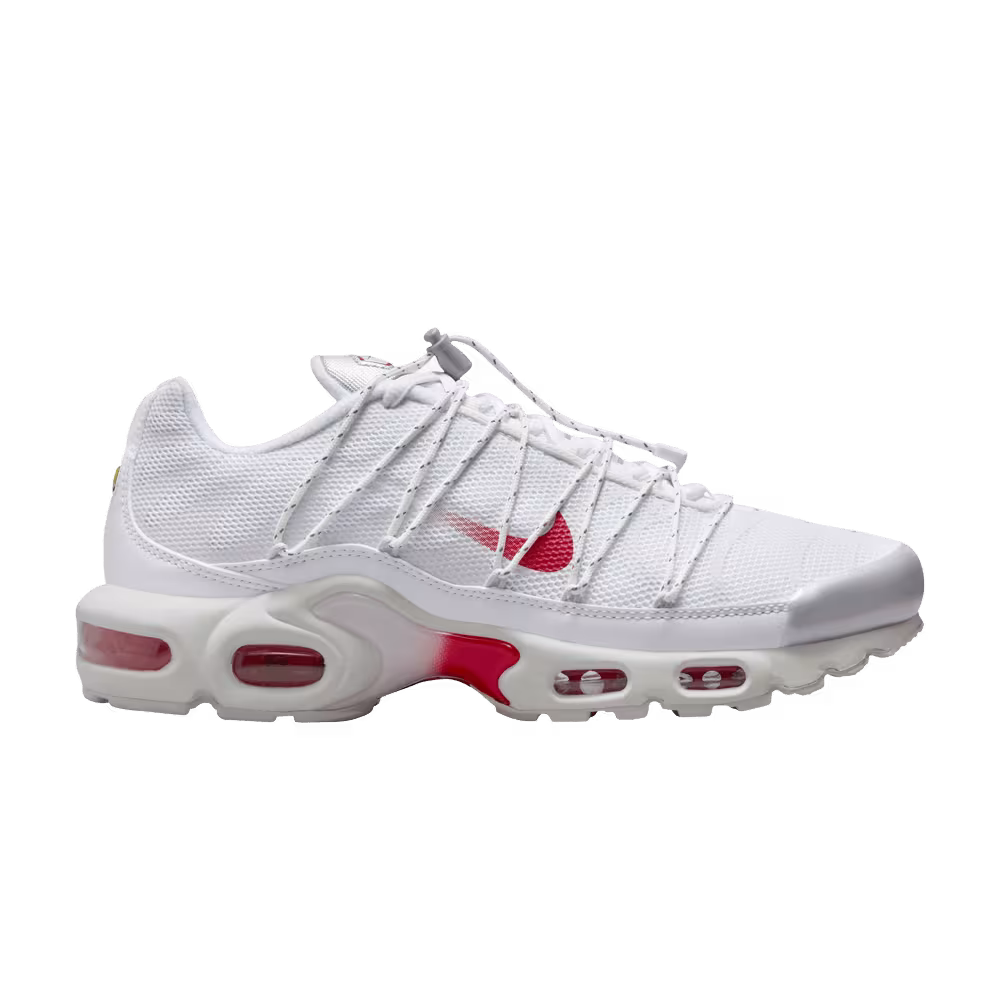 Nike Women's Air Max Plus Lace Toggle White University Red